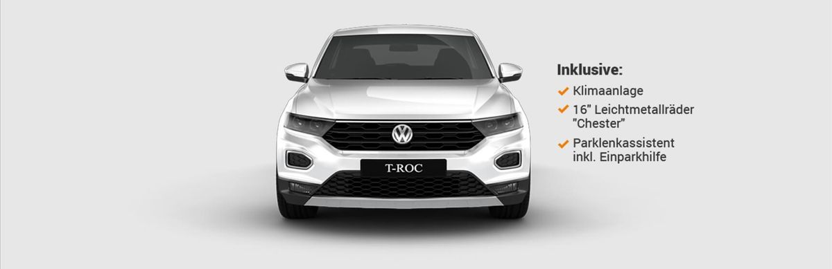 Jetzt VW T-Roc bei Sixt Neuwagen sichern