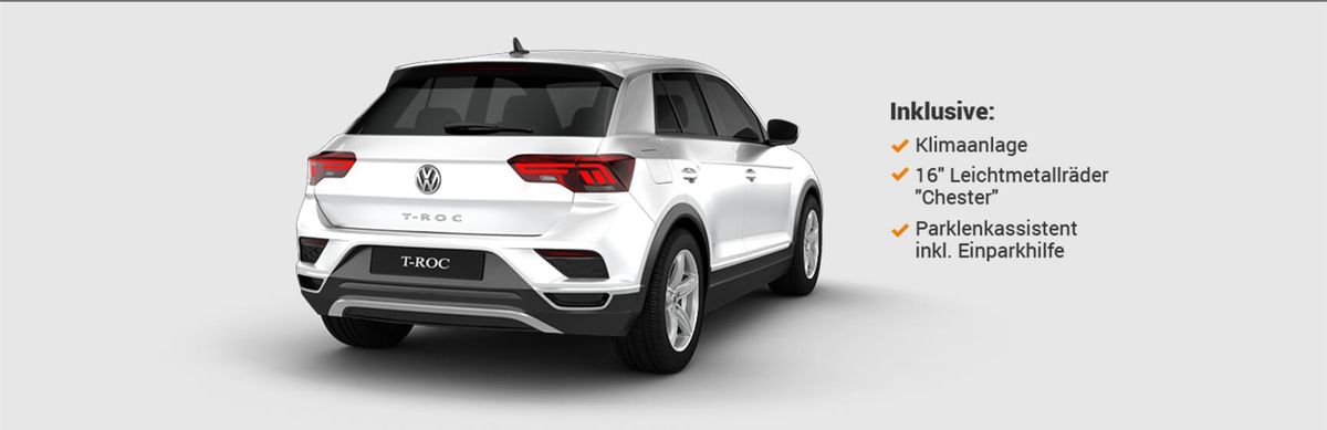 Jetzt VW T-Roc bei Sixt Neuwagen sichern