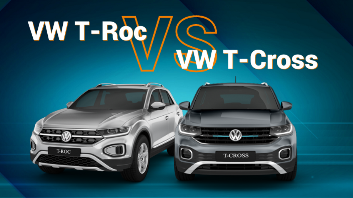 VW T-Roc vs T-Cross Testbericht